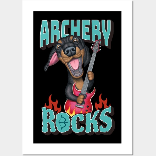 Archery Rocks Wall Art by Danny Gordon Art